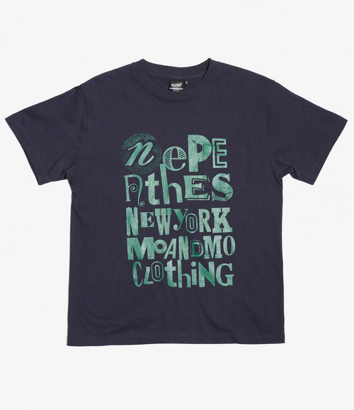 NNY x MOANDMO - Typography T-Shirt - Navy