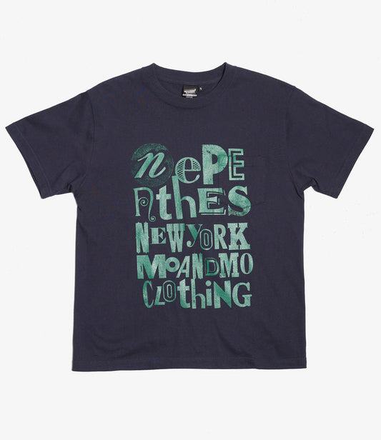 NNY x MOANDMO - Typography T-Shirt - Navy