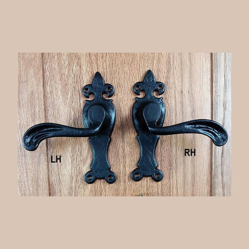 Normandy Decorative Handles for Carriage House Doors - Wild West Hardware