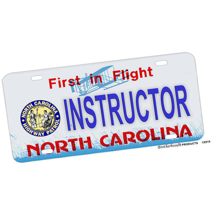 North Carolina State Highway Patrol Ranks License Plate