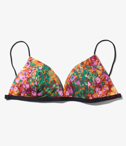 Overneath x EG Triangle Bra - Red Flowers