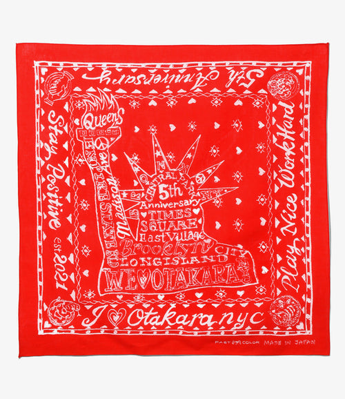 Oversized Bandana - Red