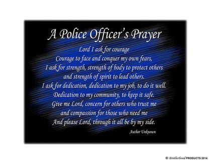 Personalize Thin Blue Line Padfolio Bundle