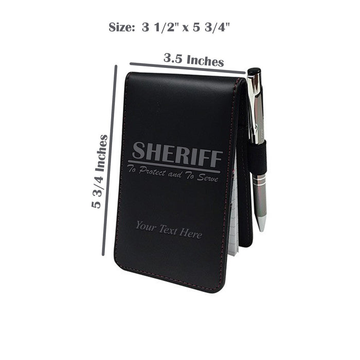 Personalized Sheriff Field Jotter Note Book