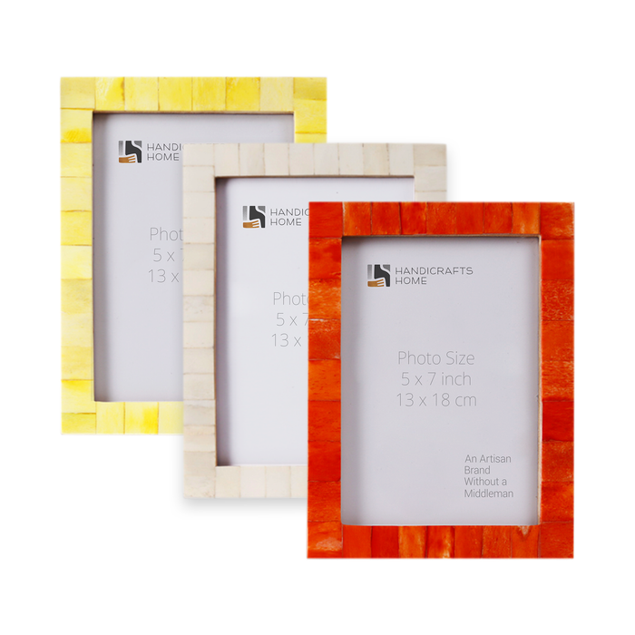 Picture Frame Set of 3 | Sunset Collection | Fits 5x7 Photos