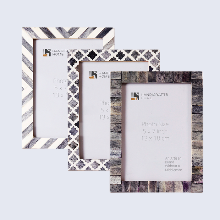 Picture Frame Set of 3 | Winter Collection | Fits 5x7 Photos