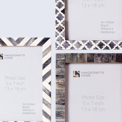Picture Frame Set of 3 | Winter Collection | Fits 5x7 Photos