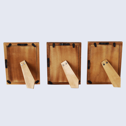 Picture Frame Set of 3 | Winter Collection | Fits 5x7 Photos