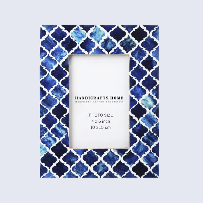 Handmade Picture Frames Moroccan Art Inspired Collection Bone & Resin Inlay