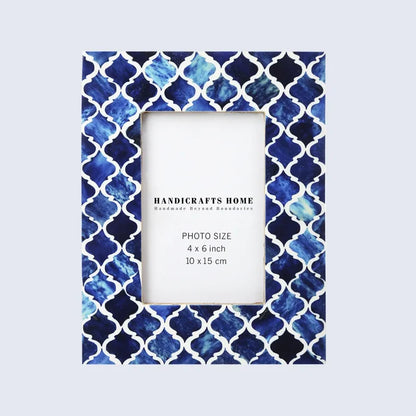 Handmade Picture Frames Moroccan Art Inspired Collection Bone & Resin Inlay