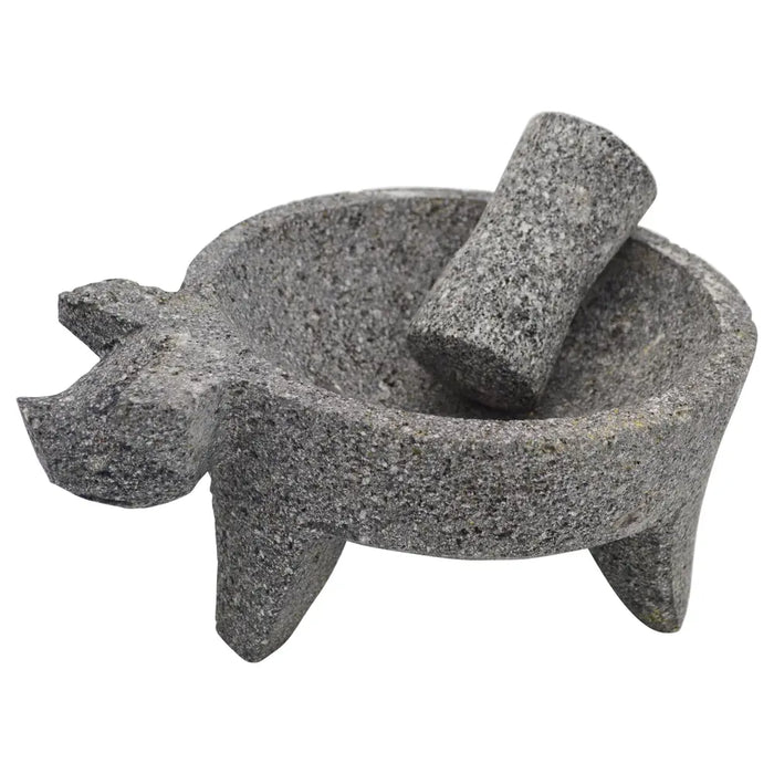 Authentic Wholesale Pig Head Molcajete - Premium Mexican Kitchenware - Mexmax INC