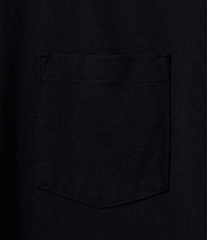Plain Cross Crew Neck T-Shirt - Black