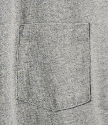 Plain Cross Crew Neck T-Shirt - Grey