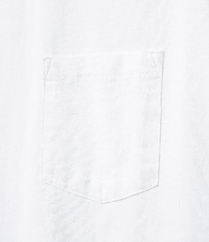 Plain Cross Crew Neck T-Shirt - White