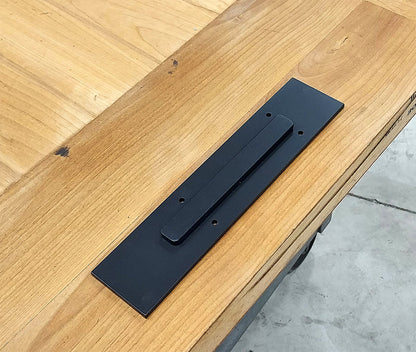 Plain Rectangular Finger Pull Handle - Flush Pull Handle  - "Easy Mount"