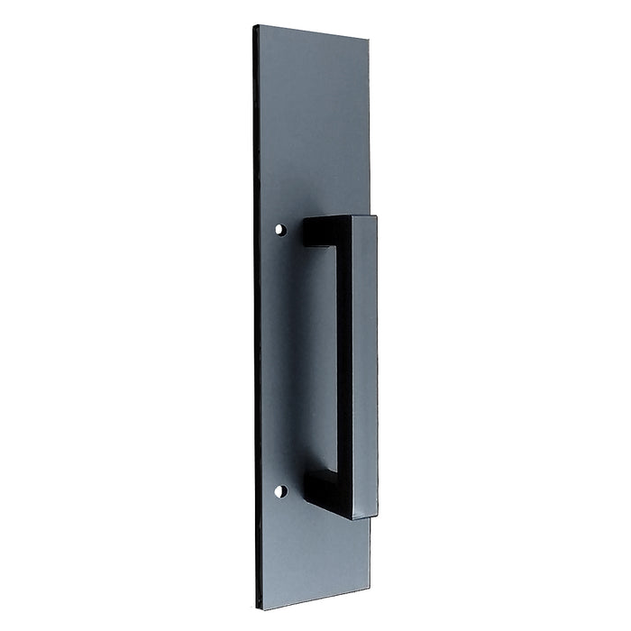 Plain Rectangular Style Door Pull - Barn Door Handle - 10 Inches - Multiple Finishes Available