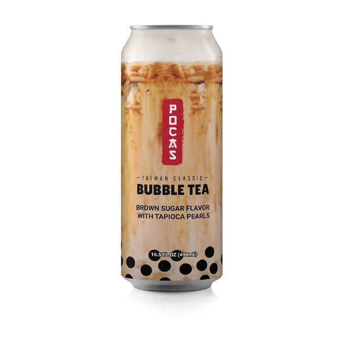 Wholesale Pocas Bubble Tea Indulge in Brown Sugar flavor with Tapioca Pearls at Mexmax INC