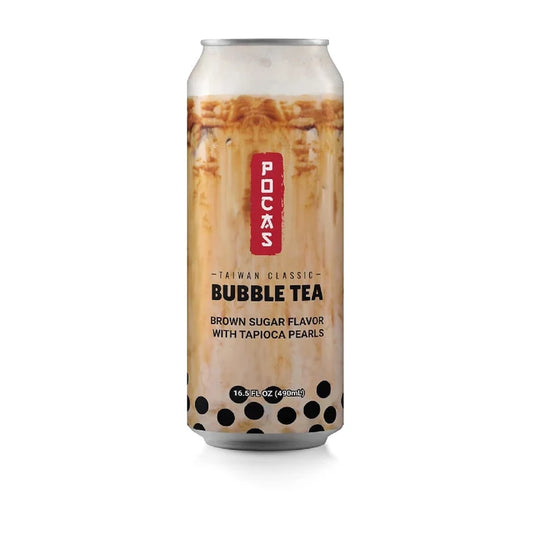 Wholesale Pocas Bubble Tea Indulge in Brown Sugar flavor with Tapioca Pearls at Mexmax INC