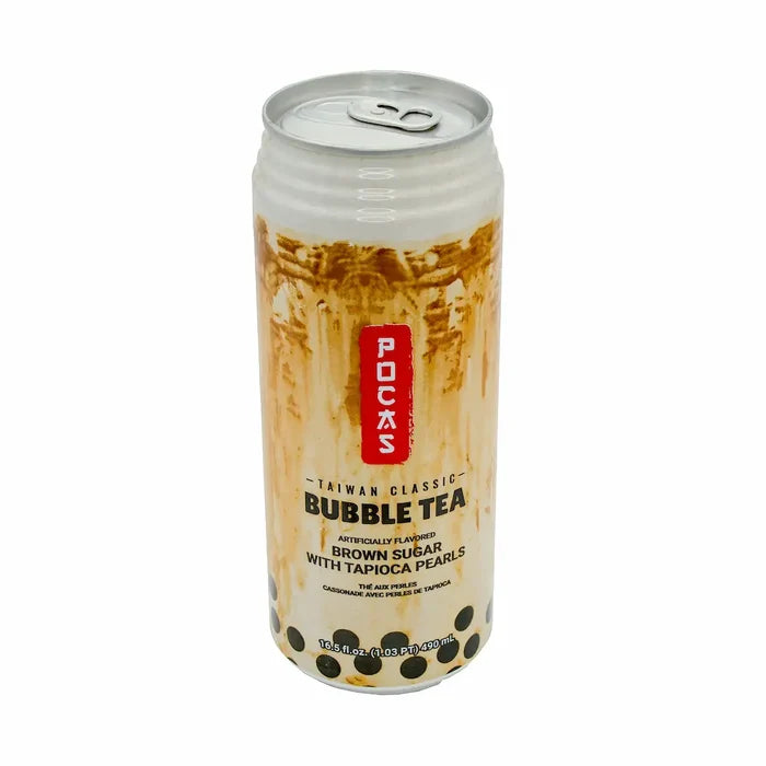 Wholesale Pocas Bubble Tea Indulge in Brown Sugar flavor with Tapioca Pearls at Mexmax INC