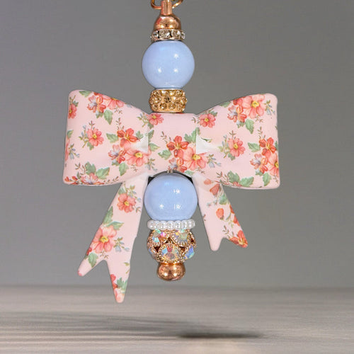 Primrose Bow Bar Charm - Tumbler Handle Charm