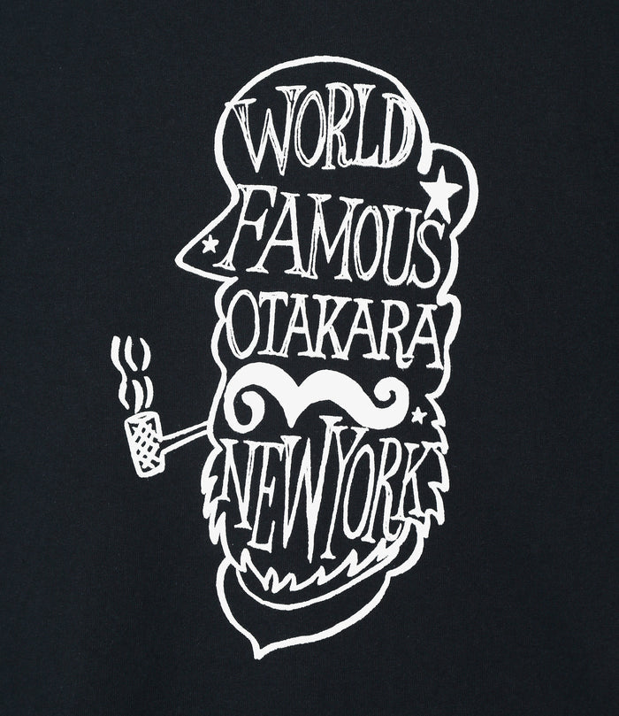 Printed Tee - Navy - World Famous