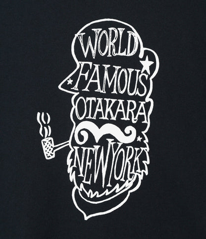 Printed Tee - Navy - World Famous
