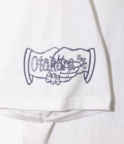 Printed Tee - White - Iron Hand