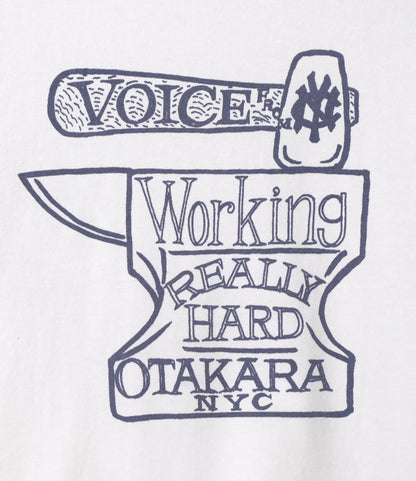 Printed Tee - White - Iron Hand