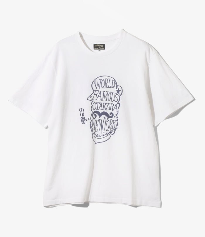 Printed Tee - White - World Famous