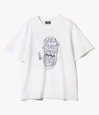 Printed Tee - White - World Famous