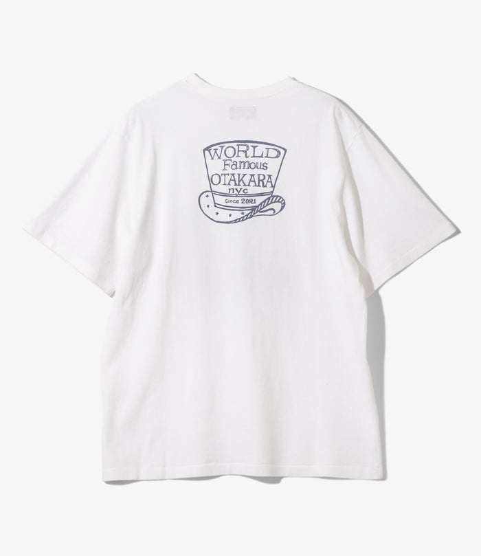 Printed Tee - White - World Famous