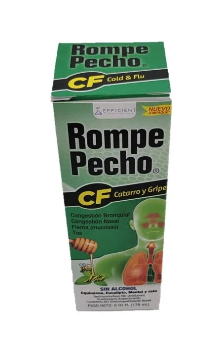 Wholesale Rompe Pecho - Cf Cough & Flu 6 oz: Get this cough and flu remedy in bulk at Mexmax INC