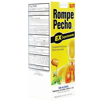 Rompe Pecho EX Congestion Con Miel (Yellow) - 6 oz