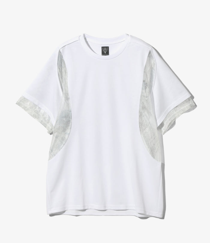 S2W8 x AFFXWRKS - S/S Crew Neck Tee - White - Poly Jersey