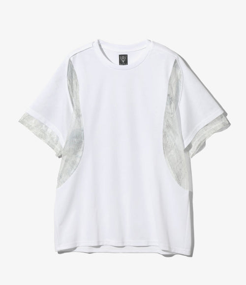 S2W8 x AFFXWRKS - S/S Crew Neck Tee - White - Poly Jersey