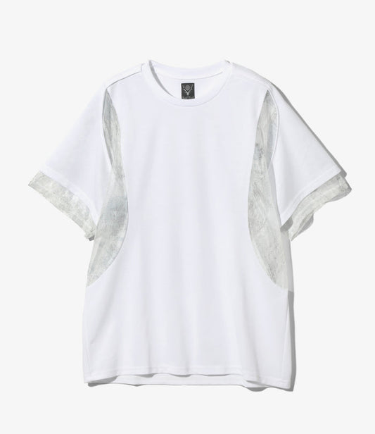 S2W8 x AFFXWRKS - S/S Crew Neck Tee - White - Poly Jersey