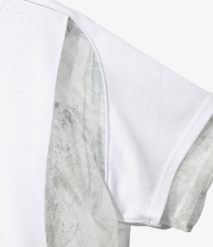 S2W8 x AFFXWRKS - S/S Crew Neck Tee - White - Poly Jersey