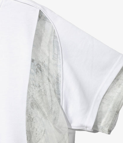 S2W8 x AFFXWRKS - S/S Crew Neck Tee - White - Poly Jersey