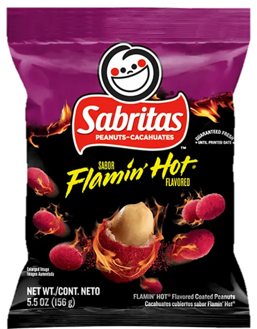 Sabritas Flaming Hot Peanuts - 5.5 oz