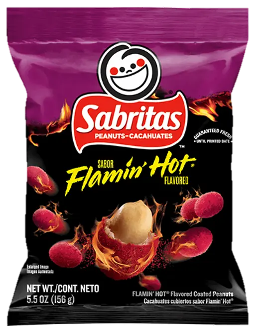 Sabritas Flaming Hot Peanuts - 5.5 oz