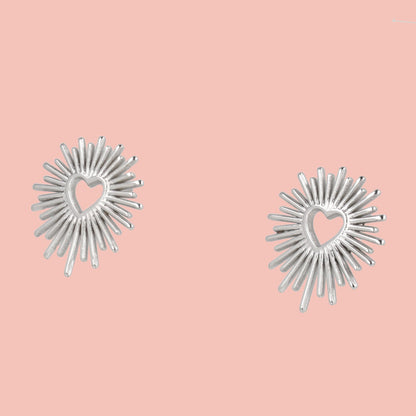 Sacré Coeur Stud Earrings