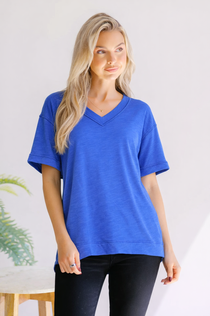 Sapphire Crown Top