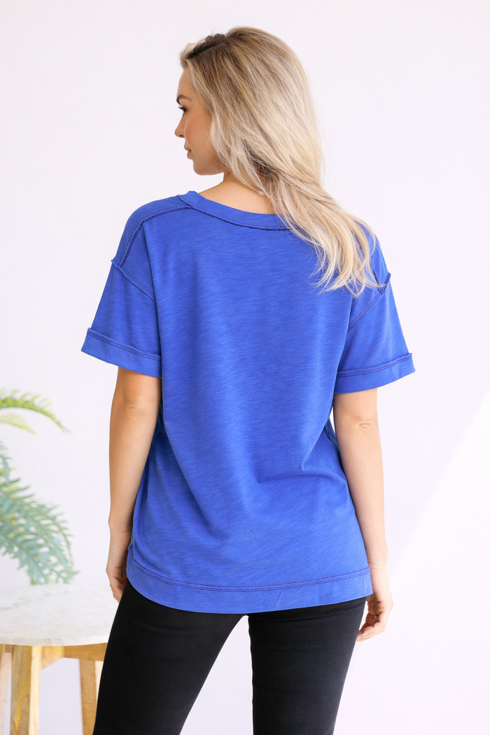 Sapphire Crown Top