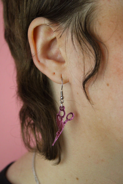 Sew Cute Earrings - Pink