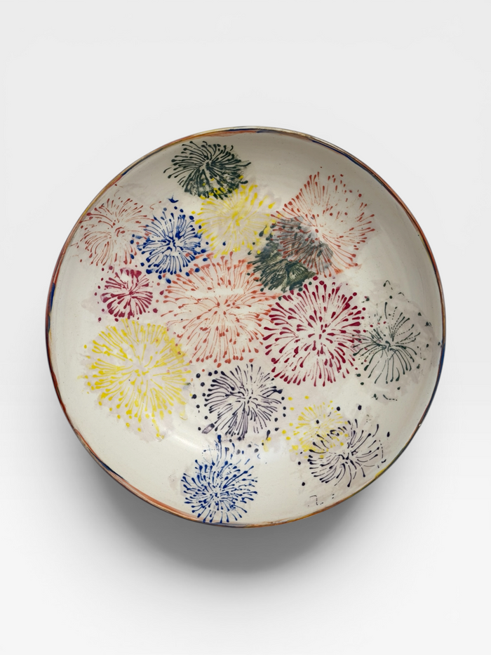Shallow Bowl - Fireworks