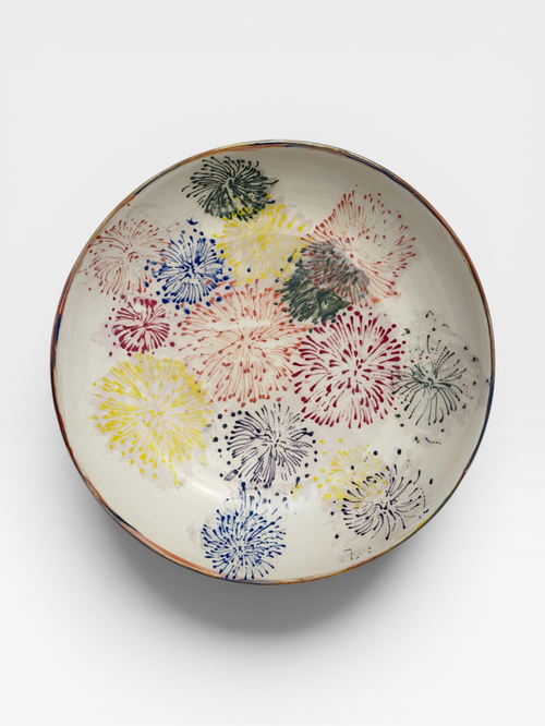 Shallow Bowl - Fireworks
