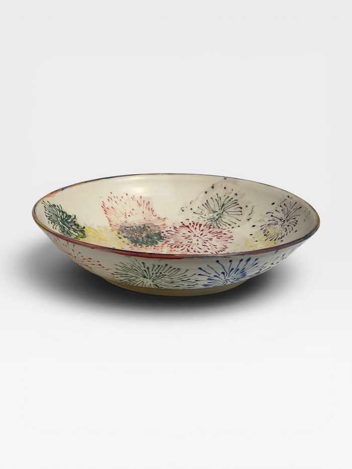 Shallow Bowl - Fireworks