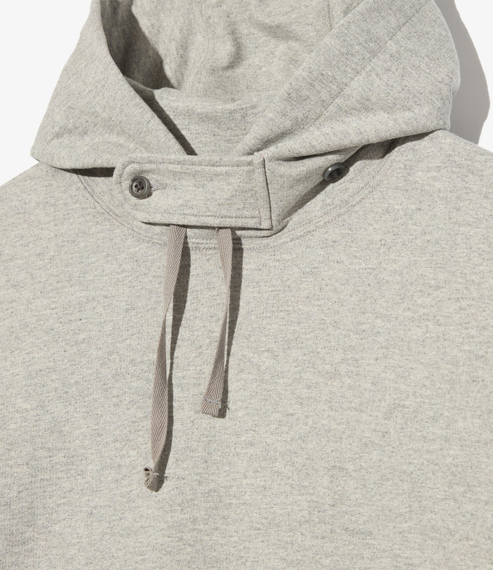 Short Sleeve Hoody - Heather Grey French Terry