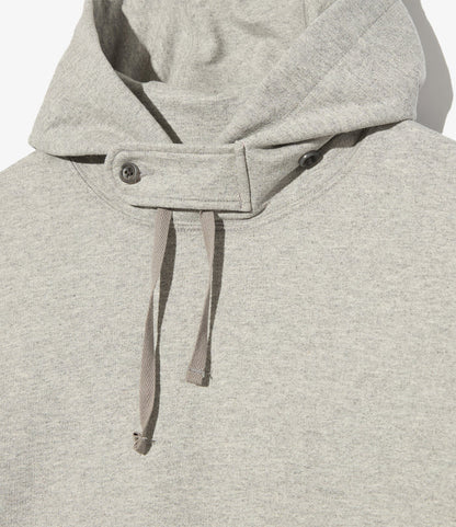 Short Sleeve Hoody - Heather Grey French Terry