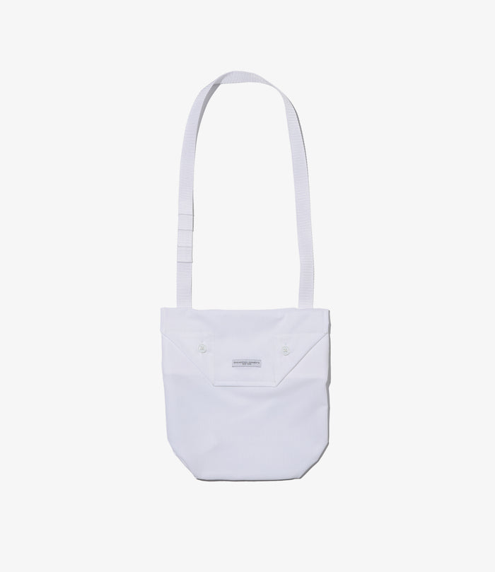 Shoulder Pouch - White Polyester Mesh